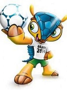 Armadillo, mascotte Brasile 2014 | foto tratta dal web