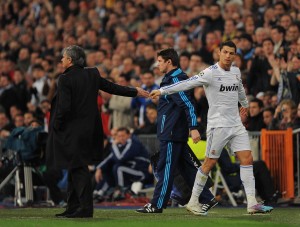 Cristiano Ronaldo Real Madrid v Lyon - UEFA Champions League