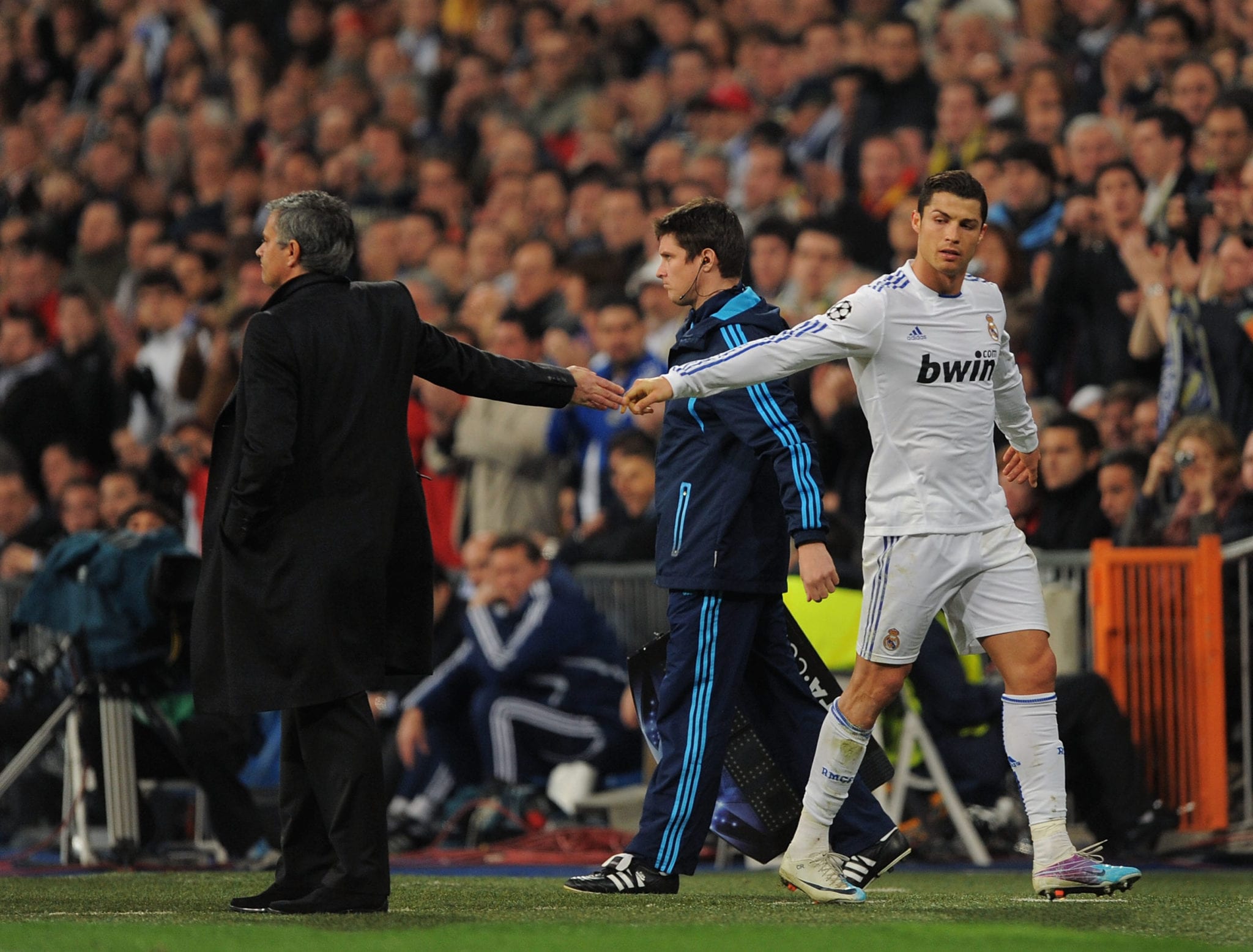 Cristiano Ronaldo Real Madrid v Lyon - UEFA Champions League