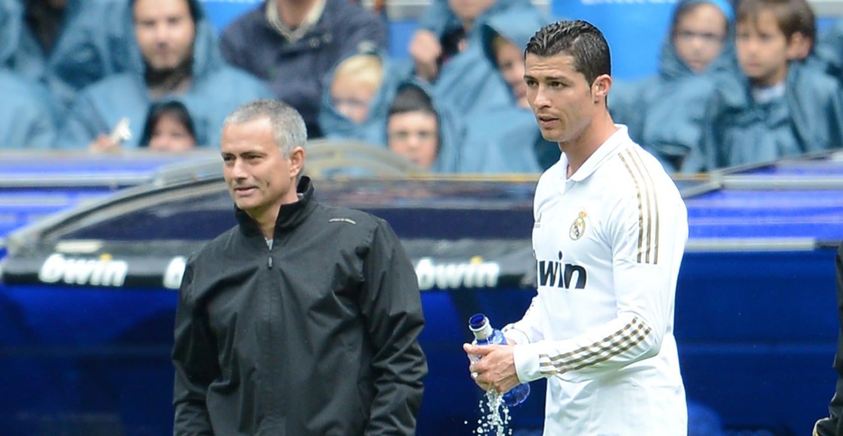 Jose Mourinho e Cristiano Ronaldo
