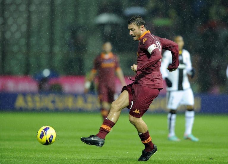 Francesco Totti 218 goal in serie A, terzo bomber di sempre