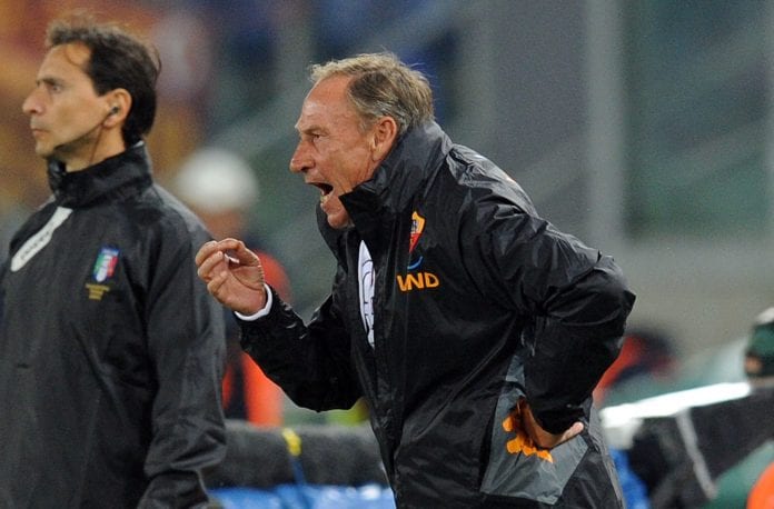L'allenatore della Roma, Znedek Zeman sempre più in discussione
