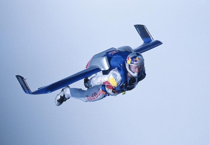 Austrian extremist parachuter Felix Baum