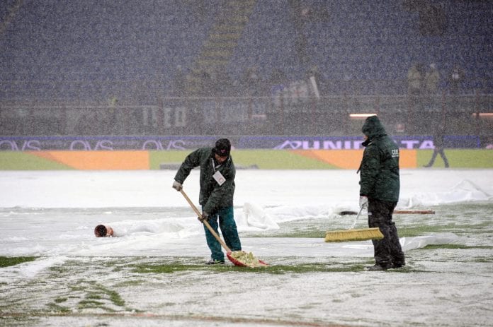 Meteo Serie A, rischio neve in attenuazione