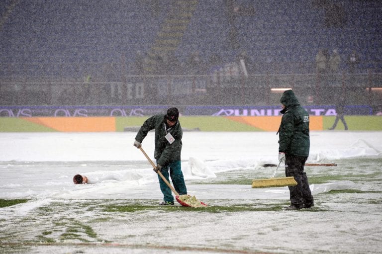 Meteo Serie A 17 giornata, rischio neve in attenuazione