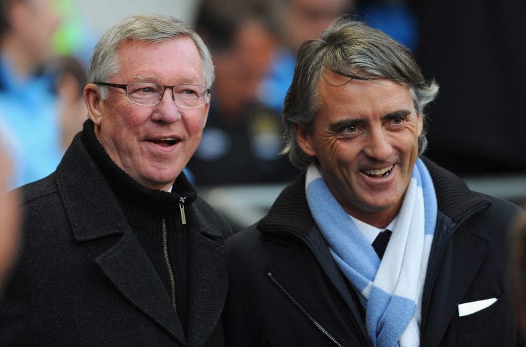 Derby di Manchester, Mancini attacca Ferguson