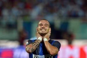 Sneijder vuole andar via dall'Inter a gennaio © VINCENZO PINTO/AFP/GettyImages