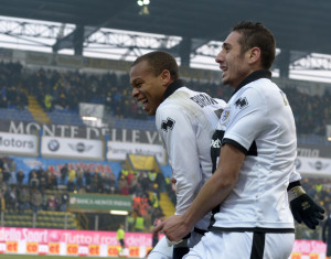 Belfodil e Biabiany hanno trascinato il Parma verso la vittoria © Claudio Villa/Getty Images