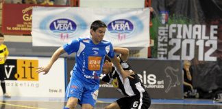 fase di gioco tra Luparense e Marca