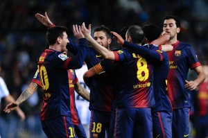 Il Barça supera il Malaga e si porta a +18 dal Real © David Ramos/Getty Images