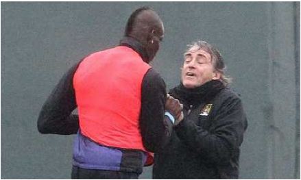 Furiosa litre fra Balotelli e Mancini