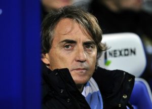 Mancini vede allontanarsi il primo posto © GLYN KIRK/AFP/Getty Images
