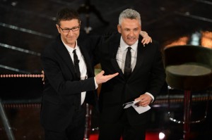 Baggio, ospite della serata di Sanremo © Daniele Venturelli/Getty Images