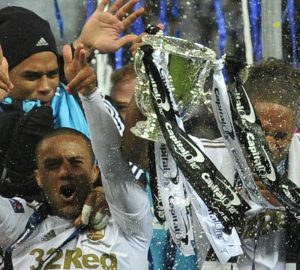 Swansea City campione | ©GLYN KIRK/AFP/Getty Images
