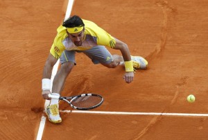 Fognini sconfitto da Novak Djokovic | ©  VALERY HACHE / Getty Images