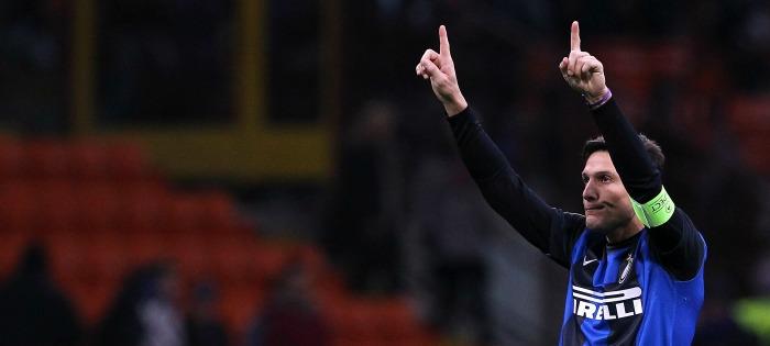 Per Javier Zanetti rottura del tendine d’Achile: carriera finita?