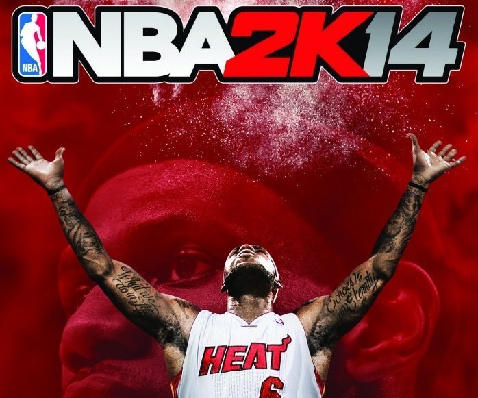 LeBron James sulla copertina di NBA 2K14