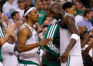 Pierce e Garnett salutano i Celtics ed approdano ai Nets ©Jim Rogash/Getty Images