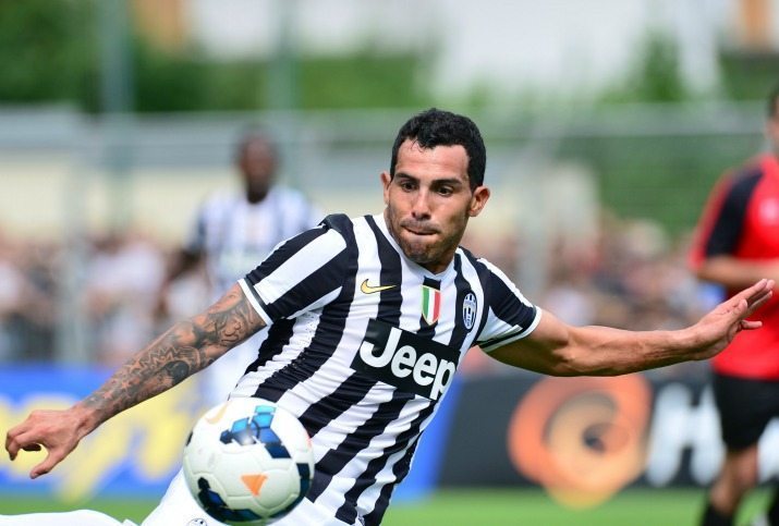 Goleada Juventus in Val d’Aosta, in gol anche Tevez