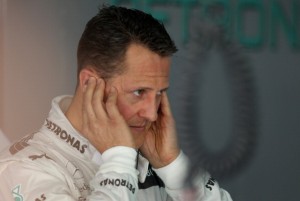 Schumacher, un mese dopo l'incidente | © KARIM JAAFAR/AFP/GettyImages