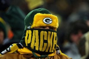 Tifoso dei Packers che si difende dal freddo | ©  Ronald Martinez / Getty Images