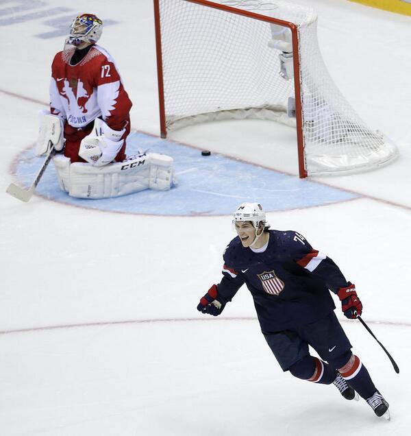 Sochi: nell’hockey gli Usa piegano l’armata Russa 3-2