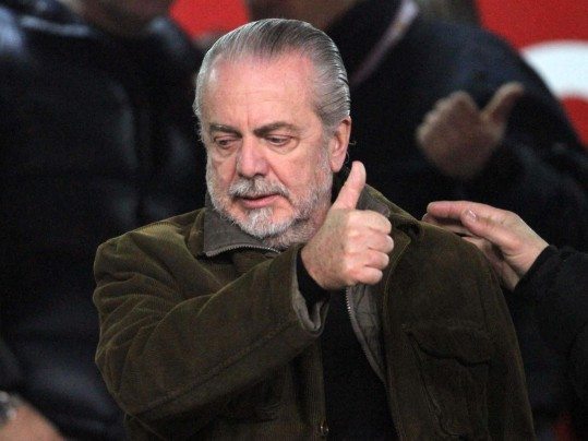 De Laurentiis ambizioso: scudetto il prossimo anno