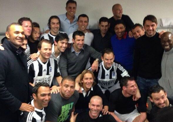 Ronaldo e Zidane reunion per beneficenza