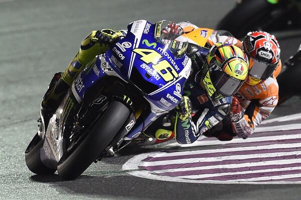 MotoGp Qatar, vince Marquez ma Rossi c’è
