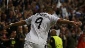 L'esultanza di Karim Benzema
