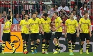 I calciatori del Borussia Dortmund
