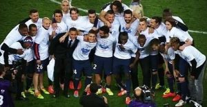 I vincitori della Ligue1 2013/14: il Psg