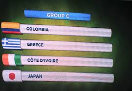 Brasile 2014: girone C con  Colombia, Giappone, Costa d’Avorio e Grecia