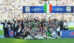 La Juventus campione d'Italia
