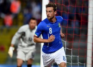 Claudio Marchisio esulta dopo il gol realizzato | Foto Twitter / Il Pallonaro