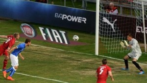 Il gol di Marchisio contro il Lussemburgo