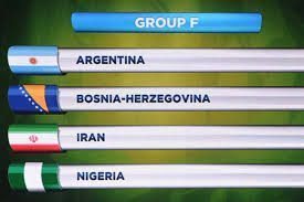 Brasile 2014, gruppo F con Argentina, Nigeria,Iran e Bosnia Herzegovina