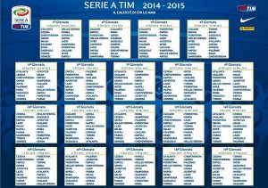 Il Calendario della Serie A 2014/15
