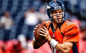 Payton Manning quarterback dei Denver Broncos | Foto Twitter