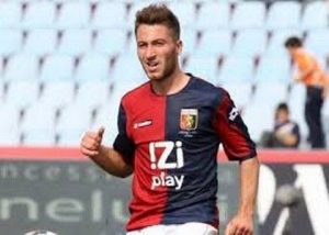 Andrea Bertolacci, con la sua rete ha portato il Genoa in vantaggio