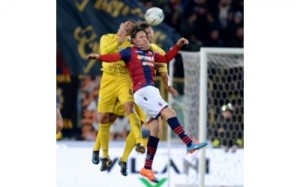 Bologna-Trapani: una fase del match