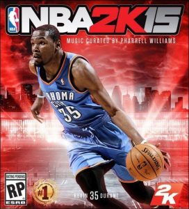La cover ufficiale di NBA 2K15