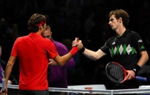 Federer-Murray si salutano al termine del loro incontro