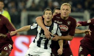 Una fase del match Juventus-Torino 