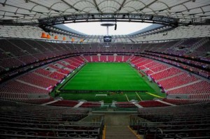 Lo stadio di Varsavia ospiterà la finale di Europa League nel 2015