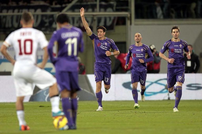 Gomez torna al gol ma Fiorentina-Roma è 1-1