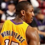 Metta World Peace ai tempi dei Lakers | Foto Twitter