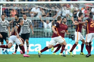 Roma-Juve 2-1, Pjanic e e De Rossi. Juve a zero