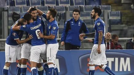 Italia: vittoria e primo posto nel girone