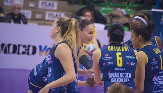 Imoco Volley, in testa con l’anima a stelle e strisce